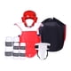 thumbnail image 2 of Conjunto de equipo de de Karate,Protector de ingle Equipo de protección corporal de boxeo acolchado Protección completa,para entrenamiento de Rojo, 2 of 8