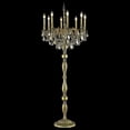 thumbnail image 2 of Rosalia 8 light French Gold Floor Lamp Golden Teak (Smoky) Swarovski Elements Crystal, 2 of 2