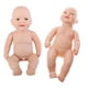 thumbnail image 1 of 2 uds 18 '' de cuerpo completo de vinilo de silicona para bebés recién nacidos realistas sin ropa niño + CUTICAT Muñeca del vinilo, 1 of 8