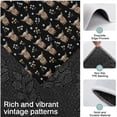 thumbnail image 3 of Black Highland Cow Flower Pattern Kitchen Rugs Sets Of 3,Kitchen Runner Rugs Non Skid Washable,Decorative Kitchen Floor Mats for Kitchen,Sink,Laundry,17"x30"+ 17"x47" + 17"x59", 3 of 6