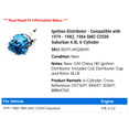 thumbnail image 2 of Ignition Distributor - Compatible with 1979 - 1982, 1984 GMC C2500 Suburban 4.8L 6-Cylinder 1980 1981, 2 of 3