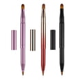 thumbnail image 1 of Dinheiro 3 piezas de pincel de labios de doble extremo, aplicadores de herramientas de pincel de maquillaje de lápiz labial retráctil, tipo: estilo4;, 1 of 5