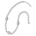 thumbnail image 2 of White Sterling Silver necklace Link, Fancy 17.5 in 14 mm, 2 of 4