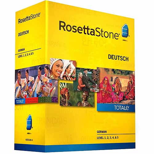 Rosetta Stone German Deutsch Version 4, Level 1-5 - Walmart.com