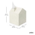 thumbnail image 3 of Funda para caja de pañuelos Umbra Casa Modern House Ocean Plastic, 3 of 6