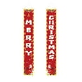 thumbnail image 2 of ToyKingdee Christmas Decorations Outdoor Merry Christmas Banner with String Lights Xmas Porch Door Welcome Sign Hanging Christmas Decor for Home Holiday Outdoor, 2 of 6