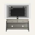 Bestier TV Stand for TVs up to 65" with Adjustable Wall Mount, Grey