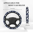 thumbnail image 5 of Balery Angry Shark print Steering Wheel Covers Elastic Skidproof Steering Wheel Protective Cover Case for Men Women Universal 15 Inches Cars Accessories, 5 of 8