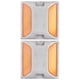 thumbnail image 2 of Dos marcadores de pavimento amarillos para una mejor visibilidad 2 piezas de marcadores de carretera de aluminio reflectantes, 2 of 8