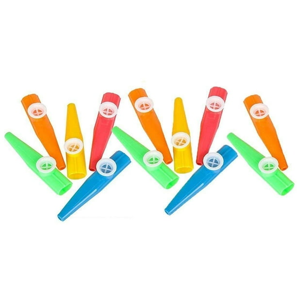 Plastic Kazoo 12 Pack Assorted Colors For Birthday gift, Party