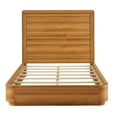 thumbnail image 4 of Better Homes & Gardens Juliet Curved Wood Platform Bed, Queen, Honey Brown, 4 of 8