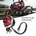 thumbnail image 2 of Luz trasera, motocicleta Vintage convexo LED indicador de luz trasera trasera Stop Brake Running Lamp Ecomeon no, 2 of 5