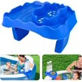 thumbnail image 4 of ZOUSSIQI Plateau de Table pour Spa, Plateau de Table Réglable Antidérapant avec Trous de Drainage, Compagnon pour Piscine (Bleu) CA919-36887, 4 of 9