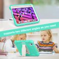 thumbnail image 6 of Allytechgroup for iPad Mini 7 Kids Case, for iPad Mini 6th/7th Generation Cases with Pencil Holder Kickstand Shockproof Protective Back Cover for iPad Mini 6/7 Case 8.3 Inch, Mintgreen, 6 of 9