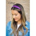 thumbnail image 4 of Motique Accessories 1 inch Vegan Leather Headband for Women and Girls (Purple), 4 of 7