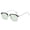Silver Frame Green Piece, variant on Trendy Oversized Sunglasses for Women Men Fashion Shield Aviator Sun Glasses UV400 Protection Goggles