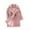 Pink, variant on AherBiu Baby Fleece Jacket Open Front Winter Warm Kids Outerwear Comfy Toddler Baby Clothes Long Coat