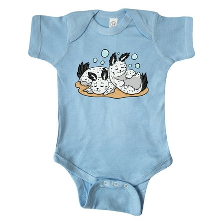 

Inktastic Napping Sea Bunnies Gift Baby Boy or Baby Girl Bodysuit