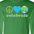 thumbnail image 4 of Inktastic Celebrate Earth Day Peace Love Earth Long Sleeve T-Shirt, 4 of 5