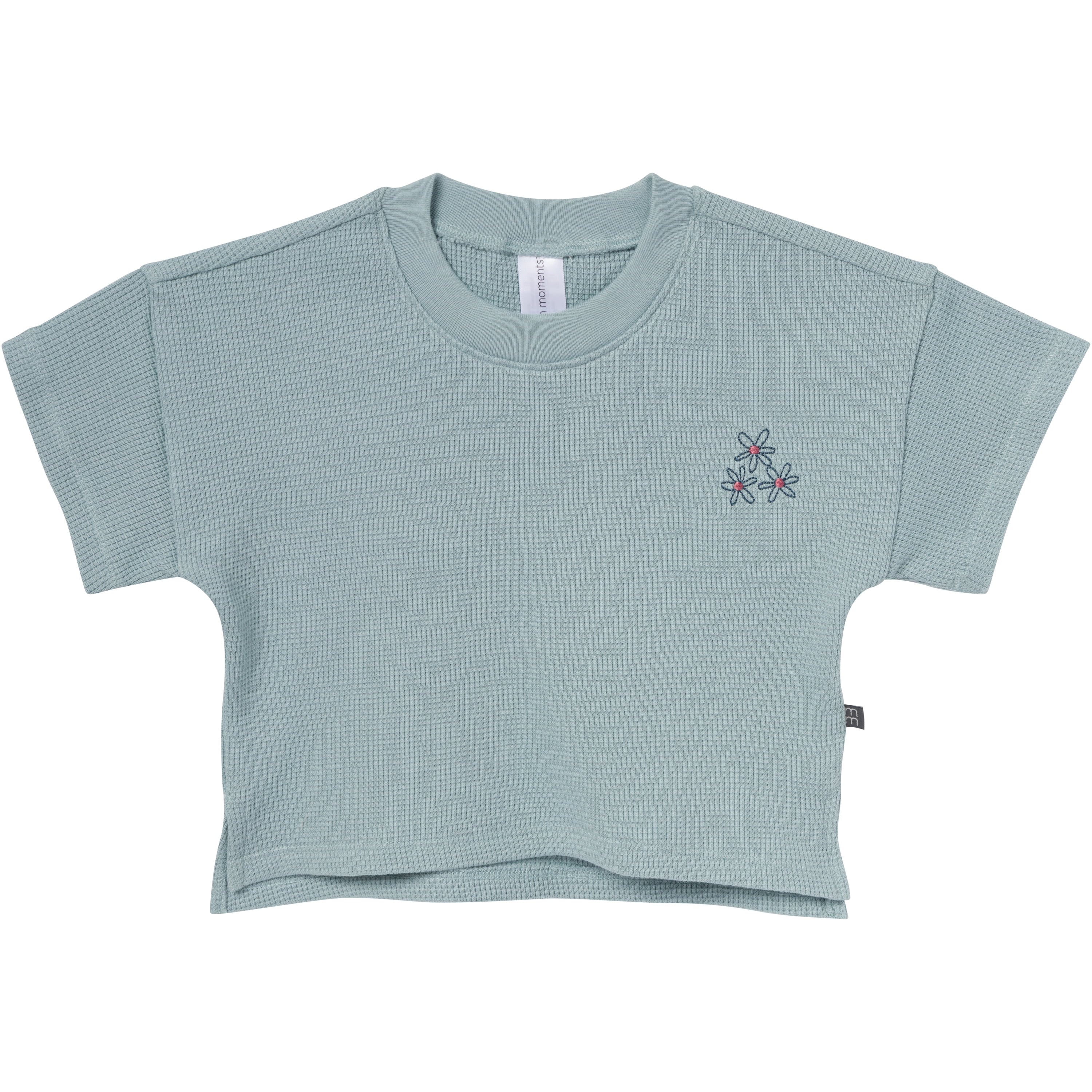Modern Moments by Gerber Toddler Girl Oversized Dropshoulder Box Tops and Shorts, 4-Piece Outfit Set, Sizes 12 Months - 5T
