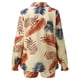thumbnail image 4 of Txlixc Blusa de cuello de solapa de manga larga + pantalones cortos + chaleco de cuello colgante Txlixc  moda, 4 of 6