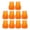 Orange, variant on M Buder Rubber Crutch Tips 10 Pcs Heavy Duty Slip Resistance Universal Replacement Parts for Walking Cane Black 19mm Inner Diameter