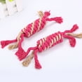 thumbnail image 4 of Pet Rope Toy Tough Candy Shape Cotton Rope Dog Chew Rope Puppy Rope for Teething, 4 of 10