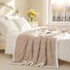 thumbnail image 3 of Manta polar Sherpa de Blanket Gracelife, 150 x 200 cm, color beige, 3 of 9