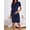 Royalblue, variant on Bearsland Women's Summer Short Sleeve Maternity Dress Side Ruched Mama Pregnancy Bodycon Dress(S-XXXL)