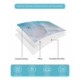 thumbnail image 5 of Blue Coastal Twin XL Size Down Alternative Comforter, Lightweight Comforter Quilt Bedding Set with Pillow Shams Summer Beach Seaside Ocean Nautical All Seasons Bed Comforter Duvet Insert 68"x98", 5 of 7