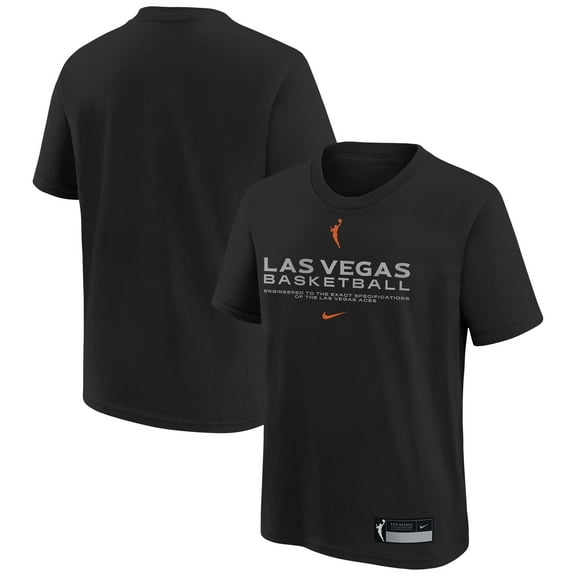 Youth Nike Black Las Vegas Aces Legend Practice Performance T-Shirt