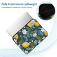 thumbnail image 2 of FORMRS 13"-13.3" Laptop Sleeve Protective Case Soft Carrying Quilted Computer Bag Cover, Green Lemon Leaves, 2 of 7