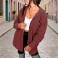 thumbnail image 5 of Otntypg Womens Corduroy Shacket Button Down Shirts Oversized Long Sleeve Casual Cardigan Outwear Jacket with Pockets Fashion 2025 Fall Outfit Clothes Wine S, 5 of 10