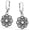 Celtic-Knot, variant on 925 Sterling Silver Leverback Drop Earrings | Lightweight Celtic-Knot Filigree Heart Teardrop Dangle Earring for Women's Gift for Her
