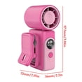 thumbnail image 3 of MTBLYS Portable Mini Fan Hands-Free Clip on Rechargeable 4 Wind Led Display Pocket Size Summer Travel Cooling, 3 of 7