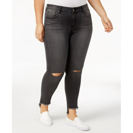William Rast -Ripped Split Seam Skinny Jeans -Plus-SQUARE 24