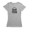 thumbnail image 1 of T-shirt Gris de Sport pour Femmes avec Graphique d'Équipe de Burger, 1 of 1