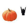 thumbnail image 1 of Almohadas de calabaza de Halloween,Almohadas de calabaza de Halloween Decoración del hogar Suave,Cojines de calabaza para Halloween,peluches,sofá,Estatua del gesto de la roca,Estatuas y, 1 of 8