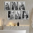 thumbnail image 2 of Funny Bathroom Wall Hieng Bathroom Decor Bathroom Accessories Prints Paintings for Home Farmhouse Bedroom Washroom Humor Black And White Animals Cow in Toilet Wall Decor, 2 of 6