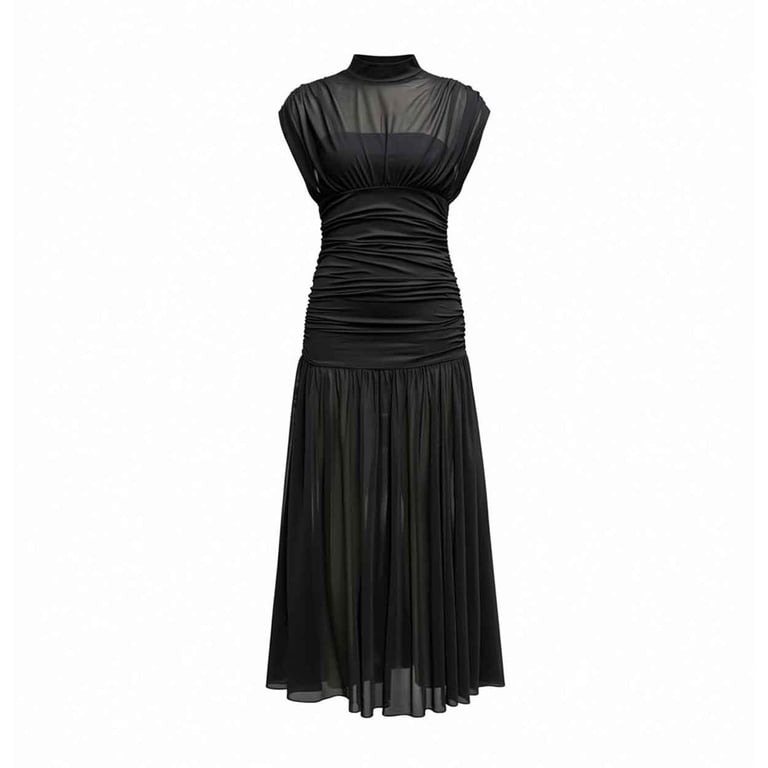 maxi dress with mesh overlay Zebra Mesh Dress, Sheer Long Sleeve Dress, Black Maxi Dress, Transparent Evening Outfit, Elegant Party Set, Women Dress, See Through Look