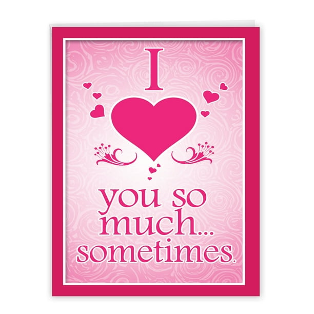 1 Jumbo Funny Valentine's Day Greeting Card ( x 11 Inch) - Love You So Much J2147VDG 1 Jumbo Funny Valentine's Day Greeting Card ( x 11 Inch) - Love You So Much J2147VDG