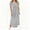 A103 Gray, variant on Women's Summer Short Sleeve V Neck Maxi Dress Loose Fitting Side Split Straight T-Shirt Dress Breathable Lightweight Casual Loungewear Daily Wear Sun Dress