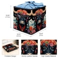 thumbnail image 3 of Yak Large Capacity Foldable Storage Baskets with Handle, 10.8"x10.5"x10.6", Toy Storage Cube Organizer Storage Containers, 3 of 6