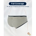 thumbnail image 4 of INNERSY Girls Underwear Cotton Briefs Panties for Teens 6- Pack (8-10 Years,Stripe& Colors), 4 of 9