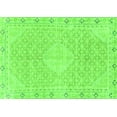 thumbnail image 1 of Ahgly Company Indoor Rectangle Abstract Green Modern Area Rugs, 2' x 4', 1 of 4