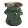 thumbnail image 1 of Chaqueta con cinturón de seguridad Abrigo de invierno para cachorros - ropa para cachorros, 1 of 5