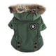 thumbnail image 1 of Chaqueta con cinturón de seguridad Abrigo de invierno para cachorros - ropa para cachorros, 1 of 5