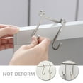 thumbnail image 3 of MIANGASTORE 4 Pcs Crochets de Porte par-Dessus l'Armoire Robustes en Acier Inoxydable pour Armoire Garde-Robe, 3 of 9