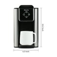 Mecity KC101 Coffee Maker 3in1 Single Serve Coffee Machine, for KCup