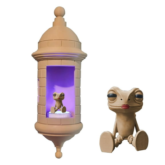 COOLHOOD Coqui Frogs Sculpture Wall Light Theme Night Lamp Decorative Home Decors For Living Room Bedroom Ornament